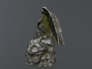 angel statue 3D 模型