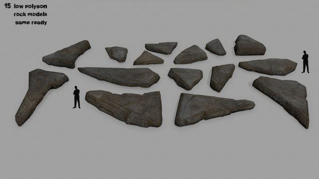 rocks 3D मॉडल .c4d .max .obj .3ds .fbx .stl .blend 