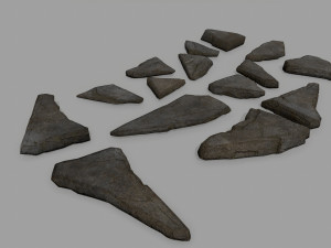 rocks 3D मॉडल