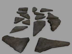 rocks 3D मॉडल
