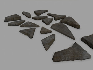 rocks 3D मॉडल