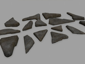 rocks 3D मॉडल