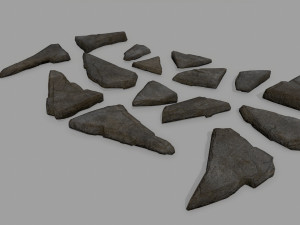 rocks 3D मॉडल