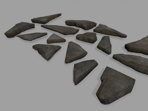 rocks 3D मॉडल