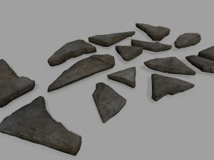rocks 3D मॉडल