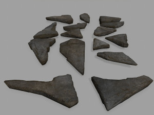 rocks 3D मॉडल