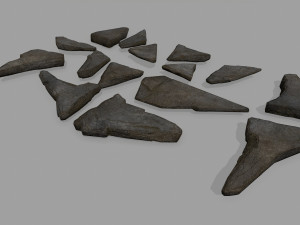 rocks 3D मॉडल