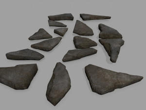 rocks 3D मॉडल