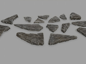 rocks 3D मॉडल