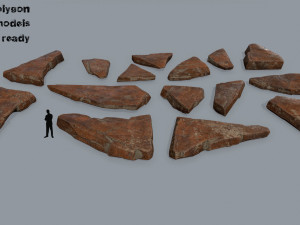 rocks 3D मॉडल