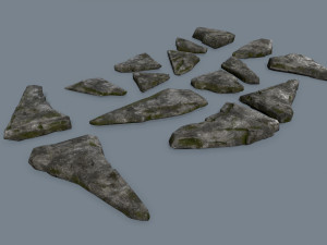 rocks 3D मॉडल