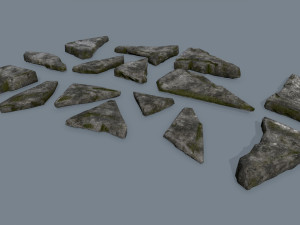 rocks 3D मॉडल