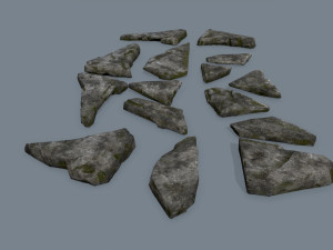 rocks 3D मॉडल
