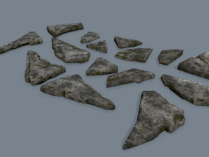 rocks 3D मॉडल