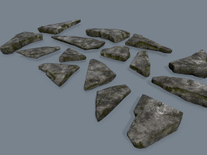 rocks 3D मॉडल