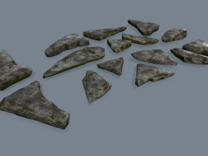 rocks 3D मॉडल
