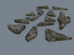 rocks 3D मॉडल
