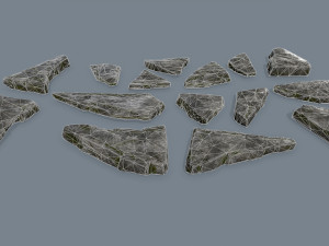 rocks 3D मॉडल