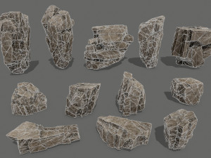 rocks 3D Modell