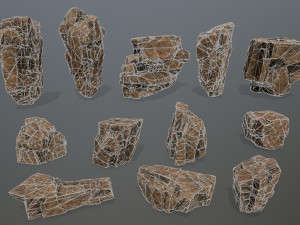 rocks 3D 模型