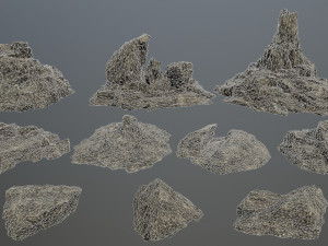 rocks 3Dモデル