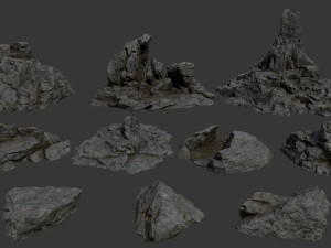 rocks 3D Model
