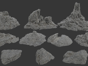rocks Modèle 3D