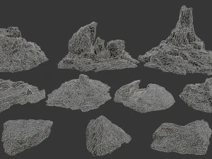 rocks 3D Model