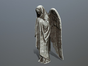 angel statue 3D 모델