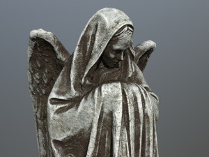 angel statue 3D 모델
