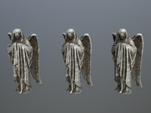 angel statue 3D 모델