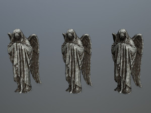 angel statue 3D 모델
