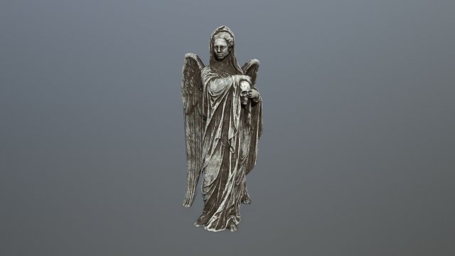 angel statue 3D मॉडल .c4d .max .obj .3ds .fbx .stl .blend 