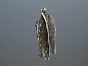 angel statue 3D मॉडल