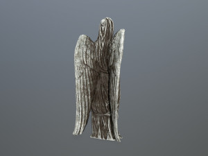 angel statue 3D मॉडल