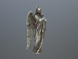 angel statue 3D मॉडल