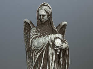 angel statue 3D मॉडल