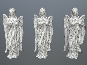 angel statue 3D मॉडल