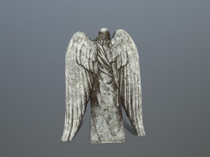 angel statue Model 3D