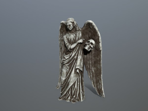 angel statue Model 3D