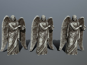angel statue Model 3D