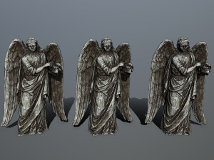 angel statue Model 3D