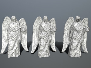 angel statue Model 3D