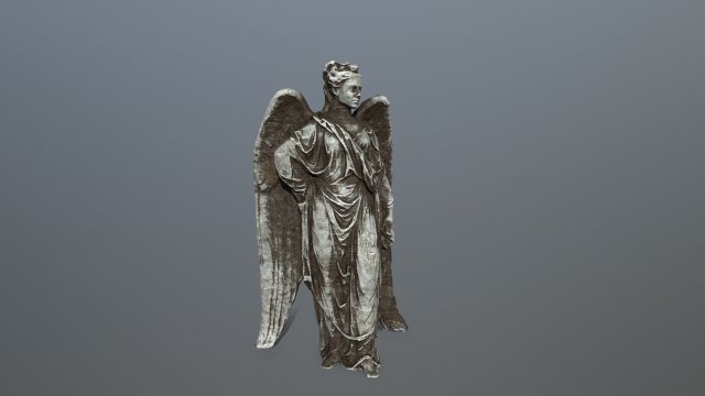 angel statue Modelo 3D .c4d .max .obj .3ds .fbx .stl .blend 