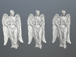 angel statue Modelo 3D