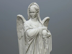 angel statue 3D Print Model