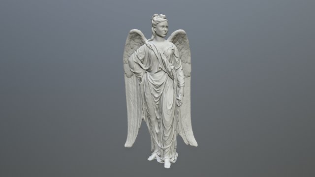 angel statue 3D 프린트 모델 .c4d .max .obj .3ds .fbx .stl .blend 