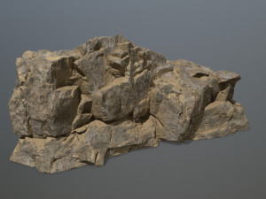 desert rock set Modèle 3D
