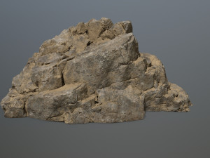 desert rock set Modèle 3D