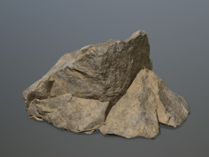 desert rock set Modèle 3D